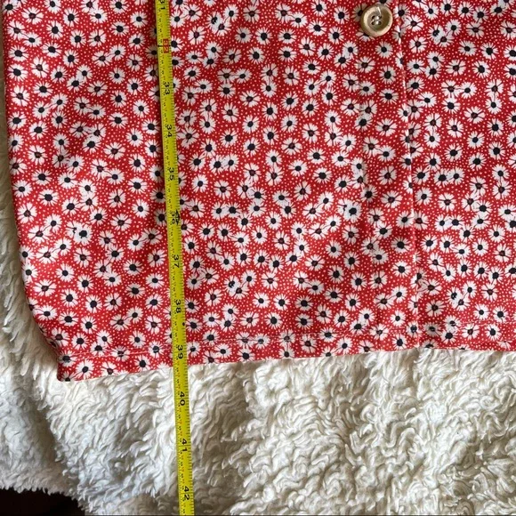 Zara Red Floral Bodycon Midi dress - Picture 4 of 4